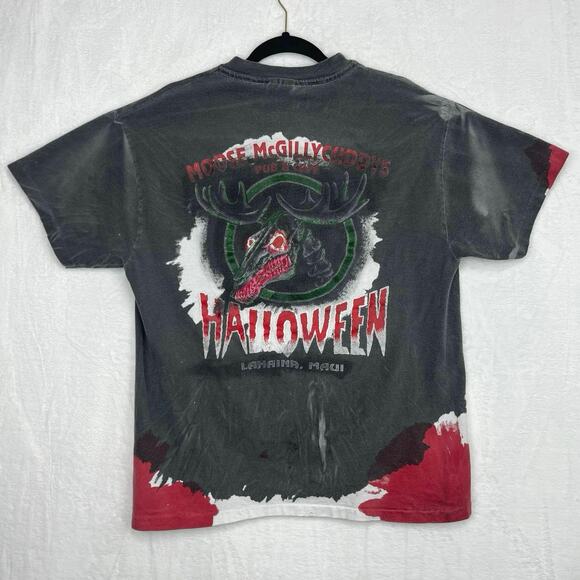 Vintage Other - VTG Moose McGillycuddy’s T-Shirt Halloween Frite Nite 96 Men’s L Single Stitch